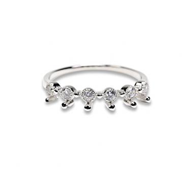 925 Silver Cubic Zirconia Ring