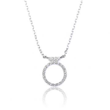 925 Silver Cubic Zirconia Necklace