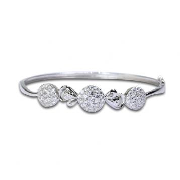 925 Silver Cubic Zirconia Bangle