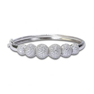 925 Silver Cubic Zirconia Bangle