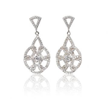 925 Silver Cubic Zirconia Earring