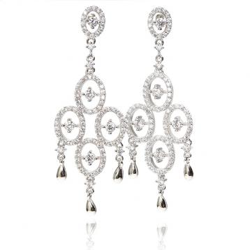 925 Silver Cubic Zirconia Earring