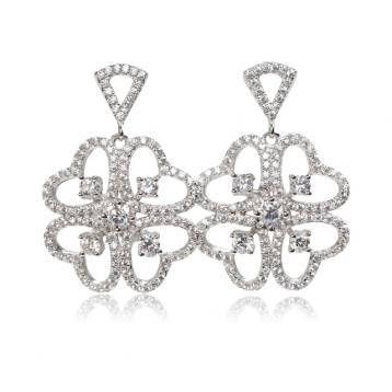 925 Silver Cubic Zirconia Earring