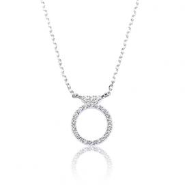 925 Silver Cubic Zirconia Necklace