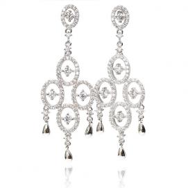 925 Silver Cubic Zirconia Earring