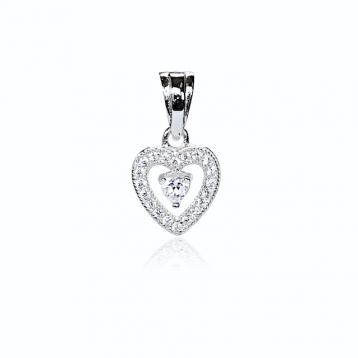 925 silver CZ pendant