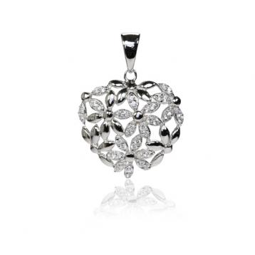 925 silver CZ pendant