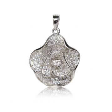 925 silver CZ pendant