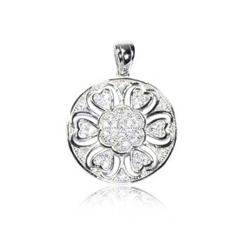 925 silver CZ pendant