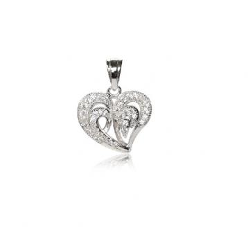925 silver CZ pendant