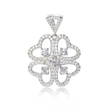 925 silver CZ pendant