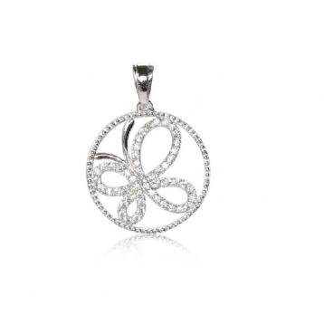 925 silver CZ pendant