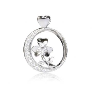925 silver CZ pendant