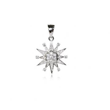 925 silver CZ pendant