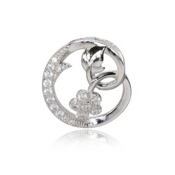 925 silver CZ pendant