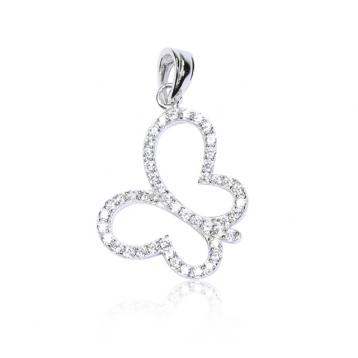 925 silver CZ pendant