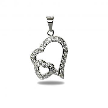 925 silver CZ pendant