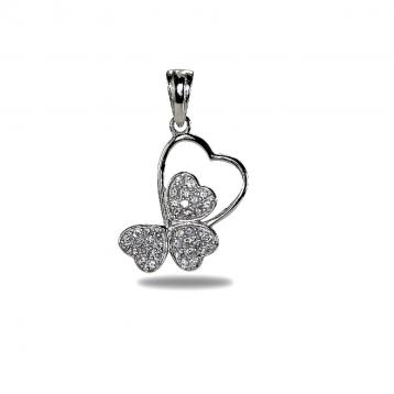 925 silver CZ pendant