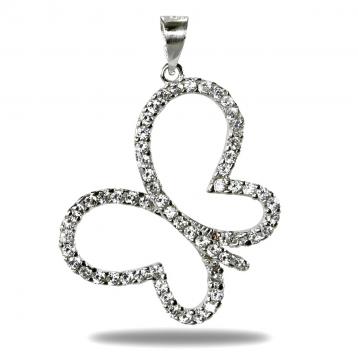 925 silver CZ pendant