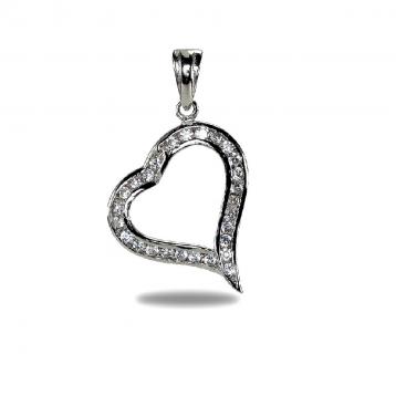 925 silver CZ pendant