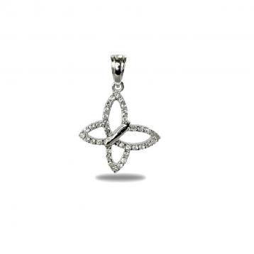 925 silver CZ pendant