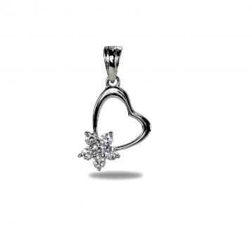 925 silver CZ pendant