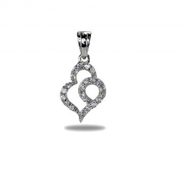 925 silver CZ pendant