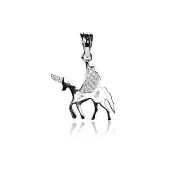 925 silver CZ pendant