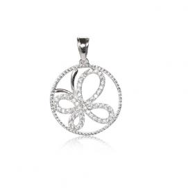 925 silver CZ pendant