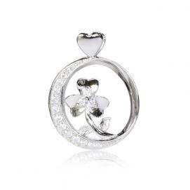 925 silver CZ pendant