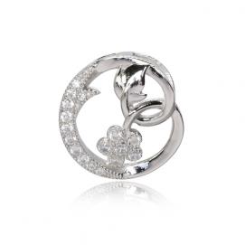 925 silver CZ pendant