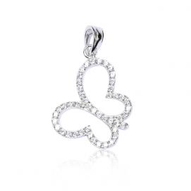 925 silver CZ pendant