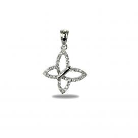 925 silver CZ pendant