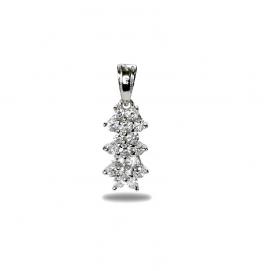 925 silver CZ pendant
