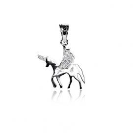 925 silver CZ pendant