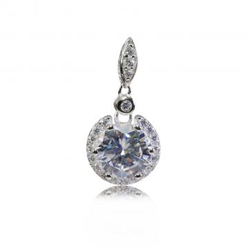 925 silver CZ pendant