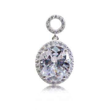 925 silver CZ pendant