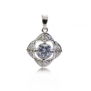 925 silver CZ pendant