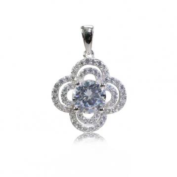 925 silver CZ pendant