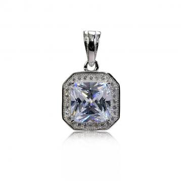 925 silver CZ pendant