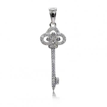 925 silver CZ pendant