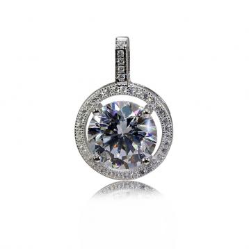 925 silver CZ pendant