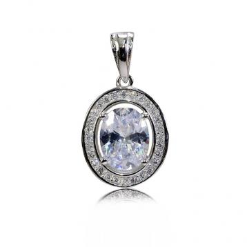 925 silver CZ pendant