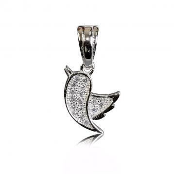 925 silver CZ pendant