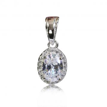 925 silver CZ pendant