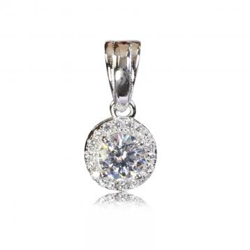 925 silver CZ pendant