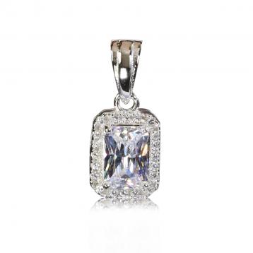 925 silver CZ pendant