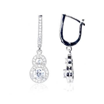 925 Silver Cubic Zirconia Earring