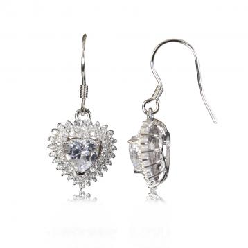 925 Silver Cubic Zirconia Earring