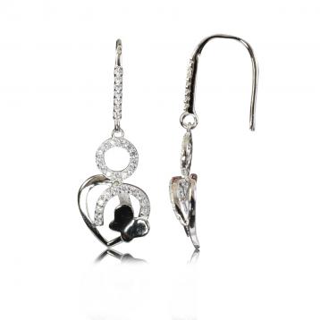 925 Silver Cubic Zirconia Earring